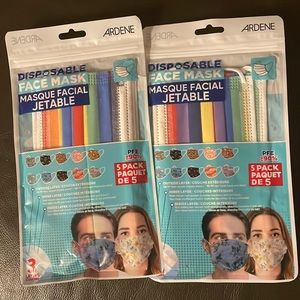 Face Masks - 2 Packs